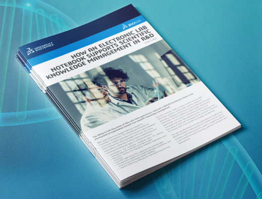 How an Electronic Lab Notebook Supports Scientific Knowledge Management in R&D
