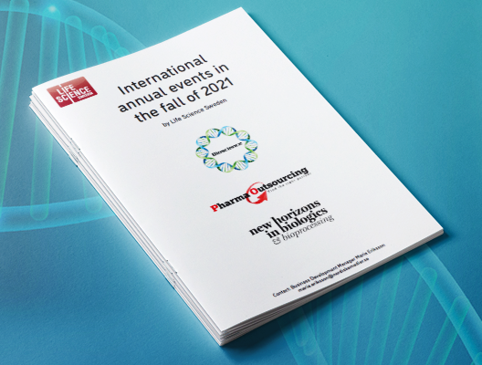 International Annual Events in the Fall of 2021 by Life Science Sweden